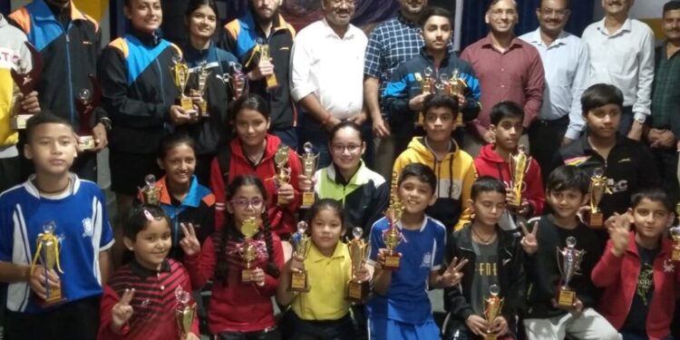 Sensational performance of students of Children’s Academy in Nainital District Table Tennis Competition