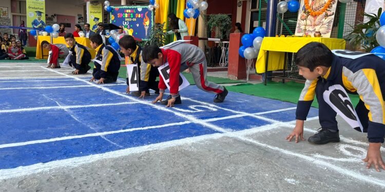 नन्हे- मुन्ने बच्चों ने दिखाई खेल में अपनी प्रतिभा