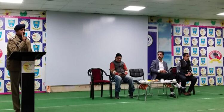 Cyber Security Awareness Campaign: The District Police made students aware at Children’s Academy Senior Secondary School.