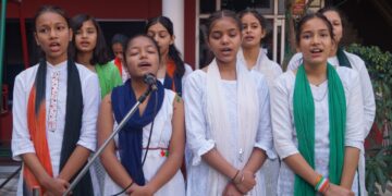 चिल्ड्रंस एकेडमी में रही गणतंत्र दिवस की धूम