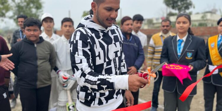 Inauguration Ceremony of RJ Cricket Academy under the aegis of Children’s Academy Senior Secondary School in Children’s Academy Sports Complex, Halduchaur
