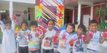 Holi Celebration at Children’s Academy Senior Secondary School.