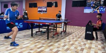 चिल्ड्रंस एकेडमी में दो दिवसीय टेबिल टेनिस प्रतियोगिता का शुभारंभ