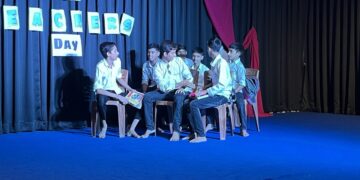 चिल्ड्रंस एकेडमी स्कूल में हर्षोल्लास से मनाया गया शिक्षक दिवस