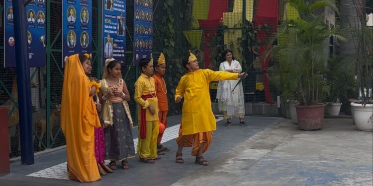 Triumph of Good Over Evil: Vijayadashami Celebration at Children’s Academy